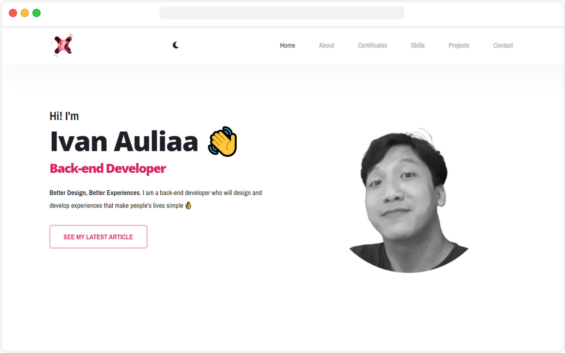 Ivan Auliaa Project: My Personal Page